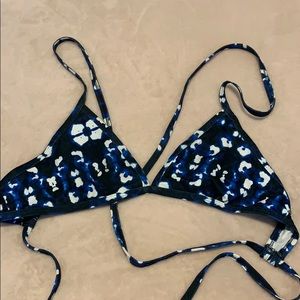 Jolyn Triangle Bikini Top size L